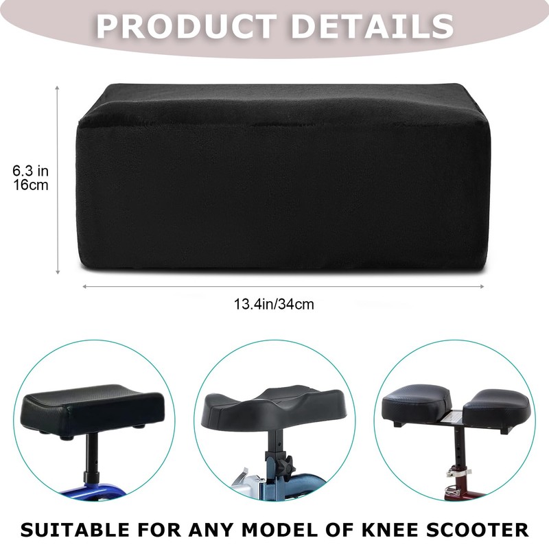 XINTREY Knee Scooter Cushion 2" thick Memory Foam Knee Scooter
