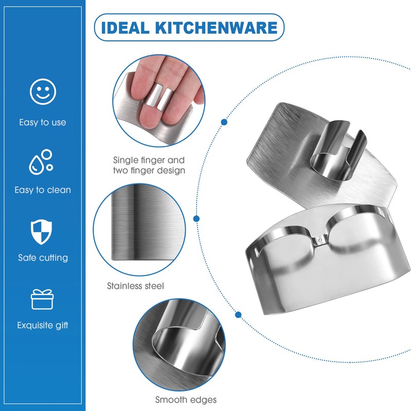 Raiten 9 Pcs Finger Guard Set for Cutting Include 4