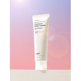 Hanskin Real Complexion Hyaluronic Relief Water Sun Cream 50ml x 2 / 한스킨 리얼컴플렉션 히알루론 릴리프 워터 선크림 50ml 2개