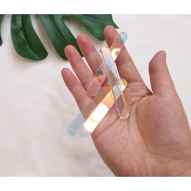 ACFENG Palitos de paletas de acrílico reutilizables para tartas, mini (2.75 pulgadas) para fiestas, festivales, hogar, juego de 30 (arcoíris)