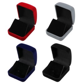 Zengshy Velvet Coin Box Medals Storage Case Military Coin Display Box Jewelry Case Gift Box for Gem Coins Medals 2.04x2.2x1.25in