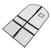 2pcs Garment Bags for Hanging Clothes Transparent Clothes PVC Dustproof