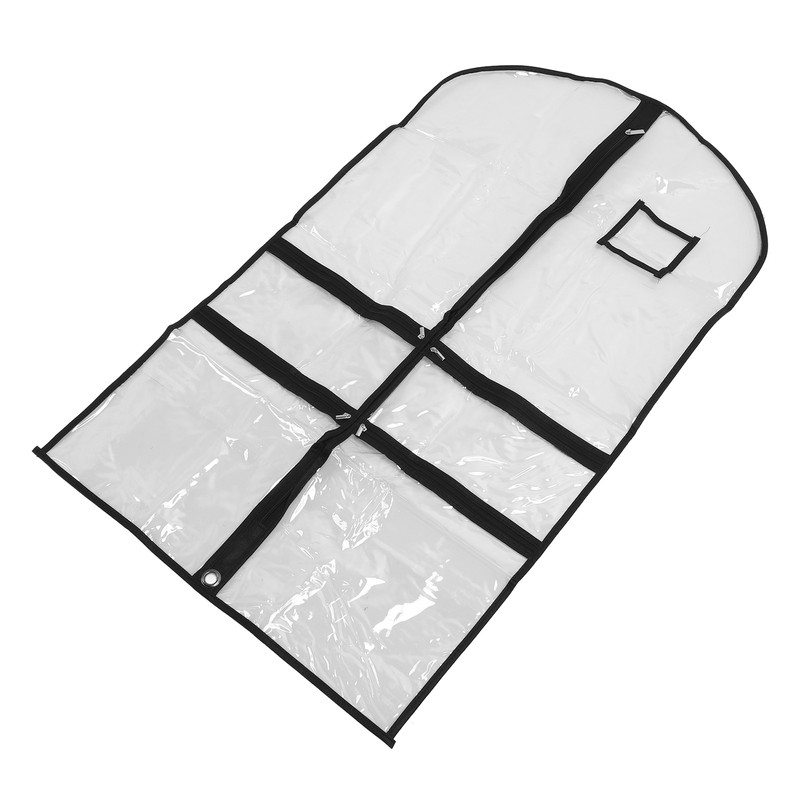 2pcs Garment Bags for Hanging Clothes Transparent Clothes PVC Dustproof