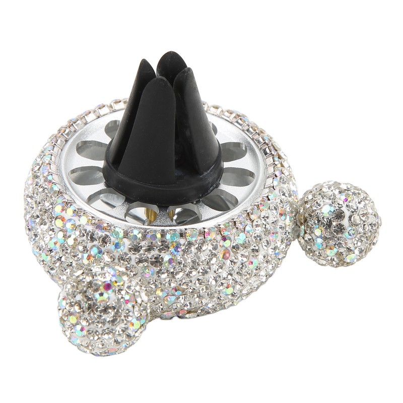 Car Air Vent Fragrance Decoration Sparkly Rhinestones Cute Shape Interior