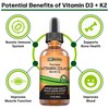 SBR Nutrition Vegan Vitamin D3 + K2 (MK-7) Liquid Drops