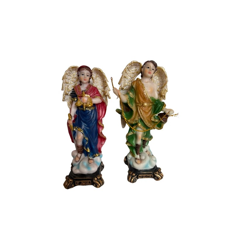 Set of 7 Arcangels Figurines 6" New Archangels Set