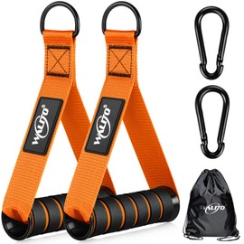 WALITO Exercise Handles, Replacement Cable Machine Attachments for Home Gym Equipment, Pulley System, Pilates, Resistance Bands, Strength Trainer, Heavy Duty Working Out Handles