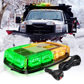 Nilight 12 Inch Roof Top Strobe Lights 48LED Hazard Light Emergency Safety Warning LED Flashing Light Bar Magnetic Mount 12V 24V for Cars Trucks Snow Plows Construction Vehicles