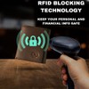 Stealth Mode Cartera RFID de Cuero Para Hombre, Triple Pliegue,
