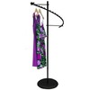 29-Ball Spiral Clothing Rack - Color: CHROME