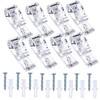 8 Sets Roman Blind P Clip, Plastic Roman Roller Blind