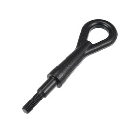 VekAuto Towing Hook Compatible for Citroen C2 2004-2009 for Citroen C5 2004-2008, Heavy Duty Black Front and Rear Bumper Tow Hook Metal