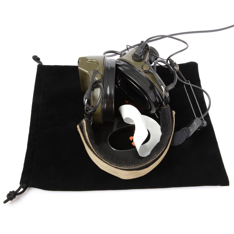 YunYiYi Gel Ear Cushion Compatible with TS TAC-Sky Comta II/IIITactical/Airsoft