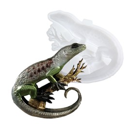 XYQHOAC Lizard Resin Mold 3D Animal Silicone Mold Wall Hanging Resin Mold Animal Epoxy Resin Mold Lizard Silicone Molds for Epoxy Resin Casting DIY Art Crafts Wall Door Decor (Lizard Mold)