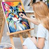 Bowetile Coloful Cat Paint by Numbers Adult Kit Beginner, Kids'