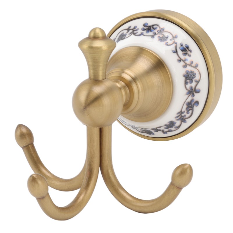 Wall Mounted Bathroom Coat Hook Beautiful Decorative Elegant Clothing Robe
