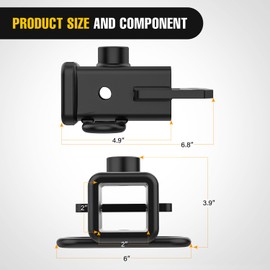 Nilight 2 Inch Rear Trailer Hitch Receiver Class 3 Tow Towing Hitch & Cover Kit for Dodge Ram 1500 2019 2020 2021 2022 2023 2024 with Hitch Cover