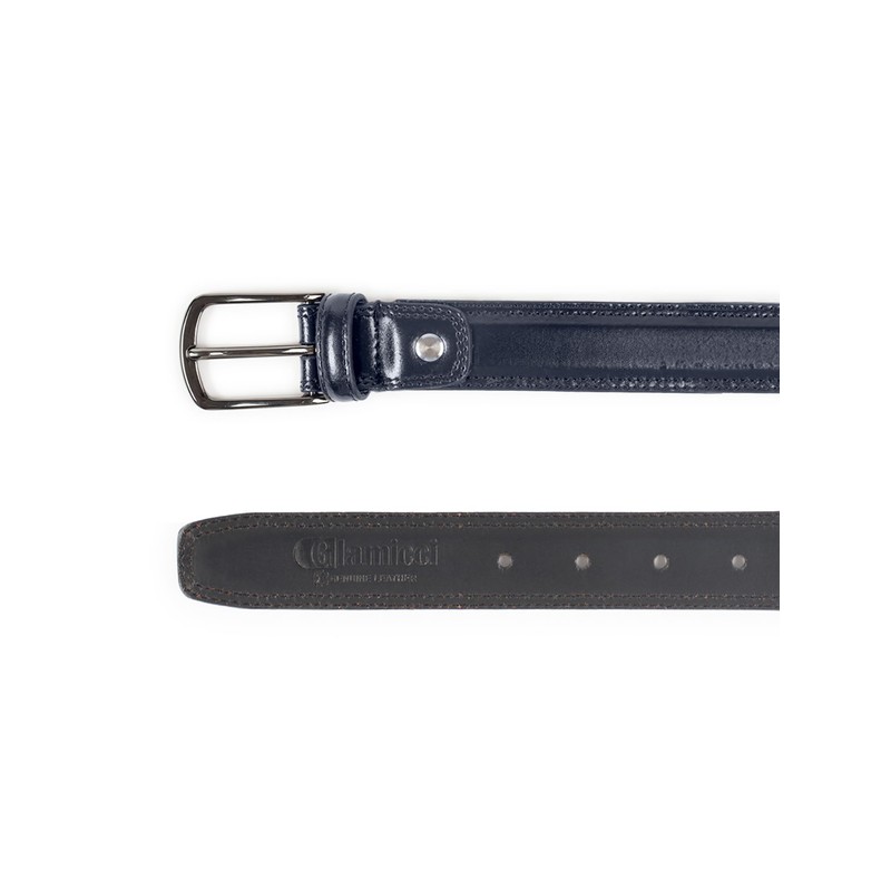 Genuine Leather Dress Belt 30mm/ 1.18” Wide| Single Prong Buckle-