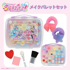 Detective Pretty Cure Makeup Palette Set, Can Be Removed With Soap, Makeup Set, Shomido