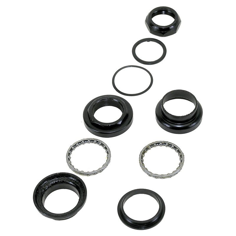 1 1/8 2 WAY Headset Assembly ged. Black 30.0 mm