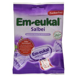 Em-eukal Sage Sugar Free Pack of 5 (5 x 75 g)