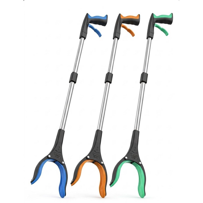 Foldable Litter Grabber for Easy Pickup – Lightweight Aluminum Reacher