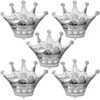HORUIUS Silver Crown Balloons Crown Shaped Foil Mylar Balloons for