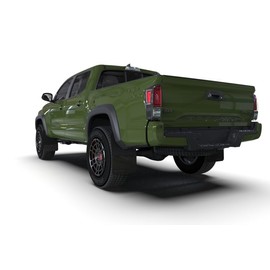 FASTMODZ Rally Armor MF94-BLK-GRY Compatible with FITS 16-22 Toyota Tacoma Black Mud Flap with Grey Logo