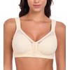 Lemorosy Minmizer Bra Without Underwire Front Closure Large Breasts Strong