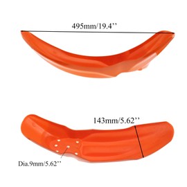 PRO BAT 7Pcs Plastic Fender Fairing Kit For CRF70 CRF70F Off Road Dirt Pit Bike Motocross，Blue