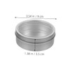 ABOOFAN 4Pcs Magnetic Spice Containers Stainless Steel Storage Jars with