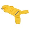 Dog Raincoat Waterproof Breathable Adjustable Hooded Dog Raincoat with Pocket