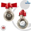 tecuro Ball Valve, Internal x External Thread G 1 Inch