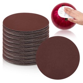 Maitys 50 Pcs Bowling Ball Sanding Pads Bulk 5 Inch Bowling Ball Sanding Pads 80, 240, 320, 400, 600, 800, 1000, 1200, 1500, 2000 Resurfacing Polishing Cleaning Kit