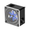 Water Flow Meter, 6 Impeller 3 Ways Flow Meter Indicator