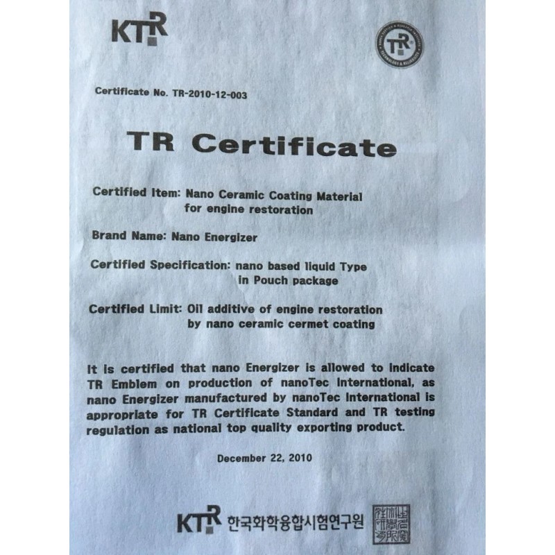 Oil Additive-Friction Modifier Nano Energizer,Engine Restoration