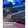 LENRUE G11 Computer Speakers for Desktop, Touch Lights PC Speakers