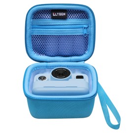 LTGEM Camera Case Compatible with ESOXOFFORE/Dylanto Kids Instant Print Camera and Print Paper(Blue)