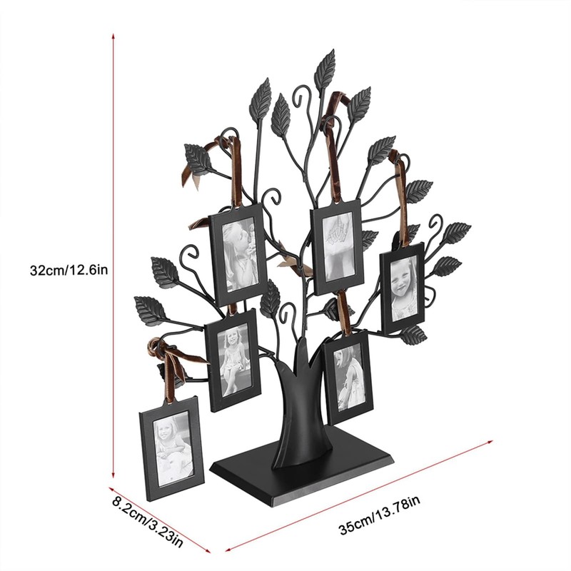Picture Frame, Family Tree Photo Frame Stand Hanging Photos Display