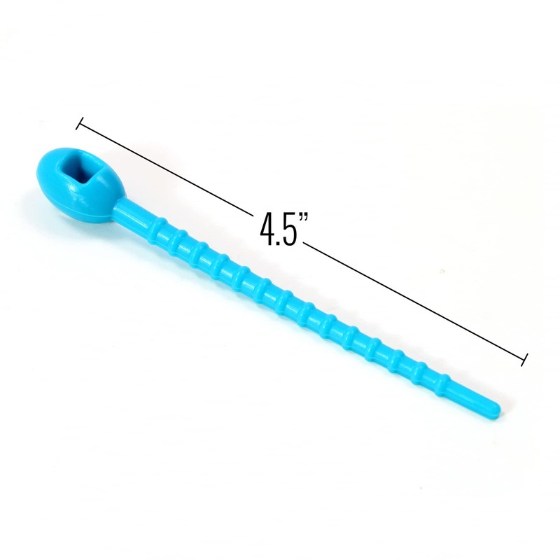 ToolTreaux 24pc Reusable Kitchen Food Grade Silicone Zip Ties, Multicolored