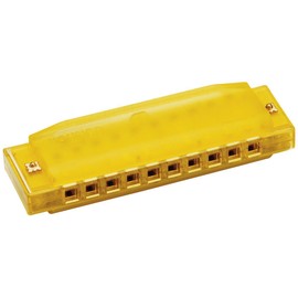 Clearly Colorful Translucent Harmonica, Yellow