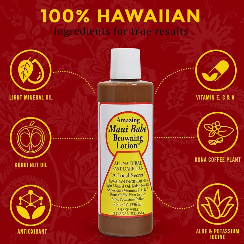 Tan Accelerator For Sun Bundle with Maui Babe Browning Lotion,