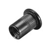 TA-VIGOR 50Pcs M6 Rivet Nuts, Carbon Steel Zinc-Plated Knurled Flat
