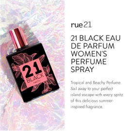Rue 21 21 Black Eau De Parfum Women's Perfume Spray - 1.7 fl oz (50 ml)