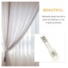 Curtain Track Bracket - Metal Wall Mount Brackets for Easy