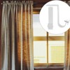 DOITOOL 2pcs Curtain Rod Top Mount Adjustable Curtain Rod Curtain