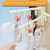 Drying Rack with 15 Clips and Drip Suction Cup Hanger