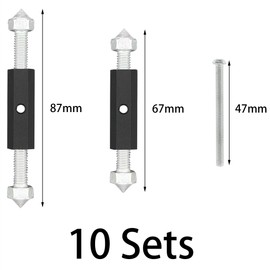 10 Sets Switch Socket Repair Tools, Switch Socket Cassette Screws Support Rod (Black)