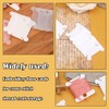 Plastic Floss Bobbins, 150 Plastic Bobbins(White), Embroidery Floss Cards for