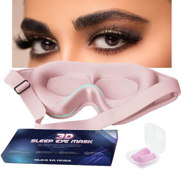 Eye Mask for Lash Extensions, Sleeping Mask for Women, 3D